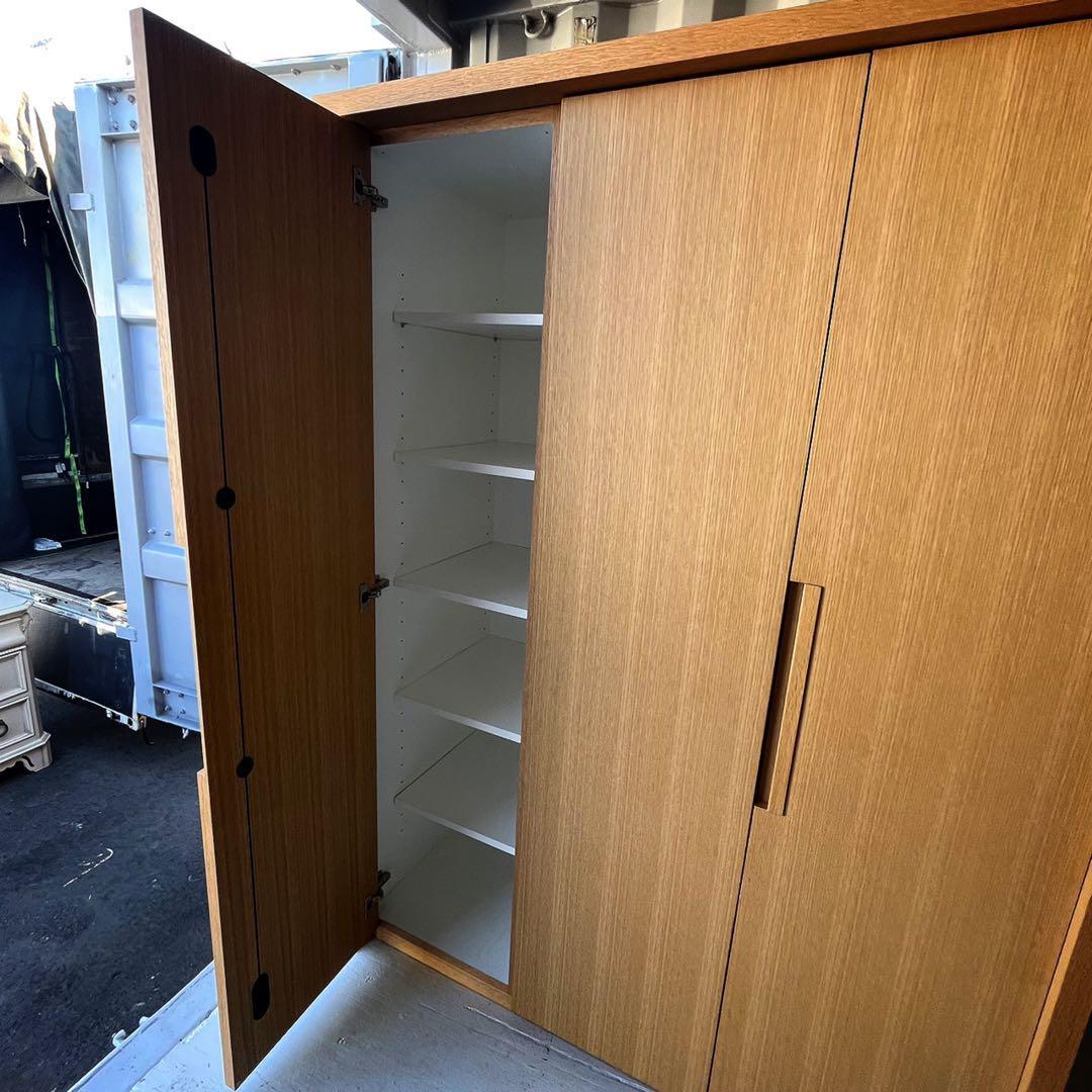 取付無料！アルフレックス特注品 天然木北欧ナチュラルワードローブ クローゼット✨