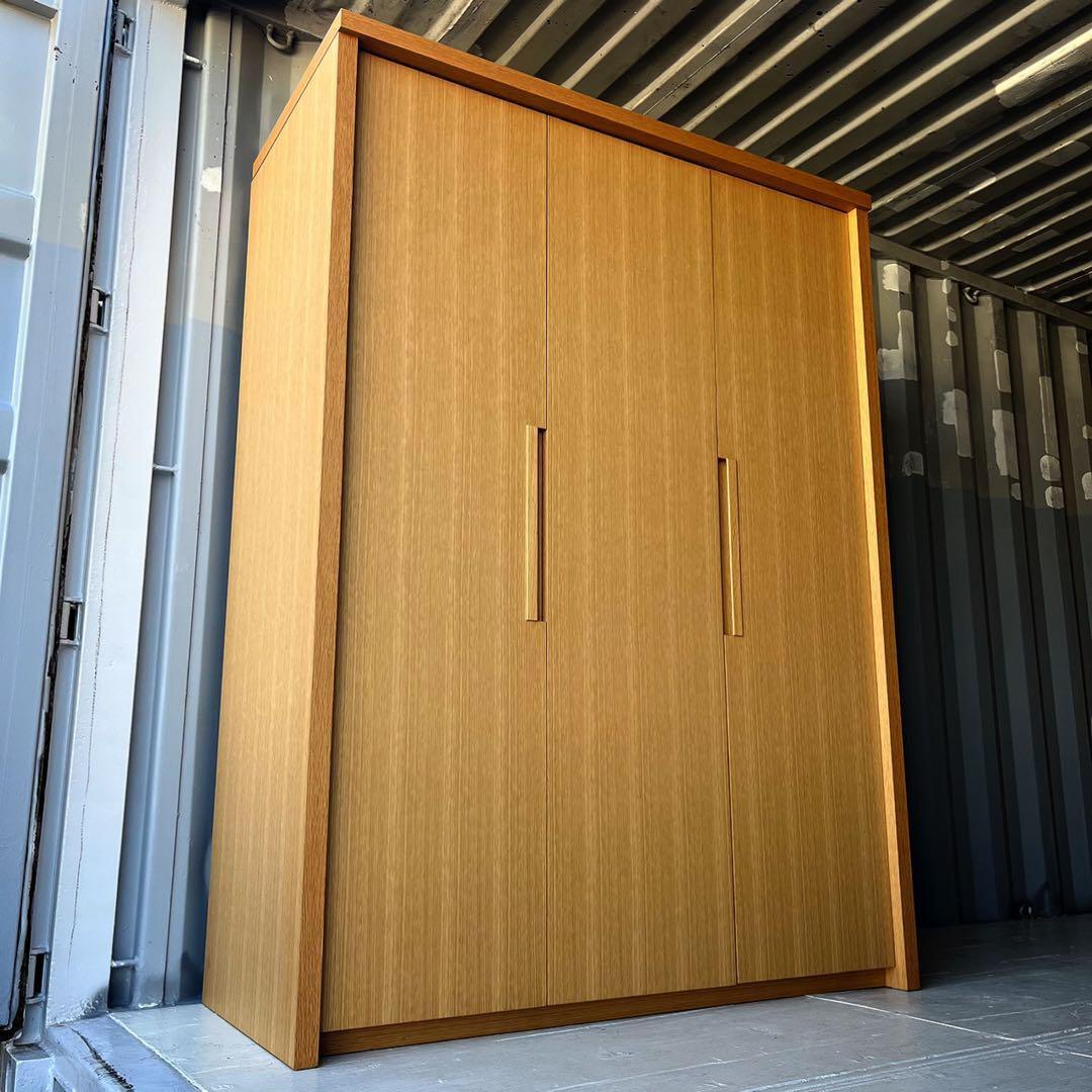 取付無料！アルフレックス特注品 天然木北欧ナチュラルワードローブ クローゼット✨