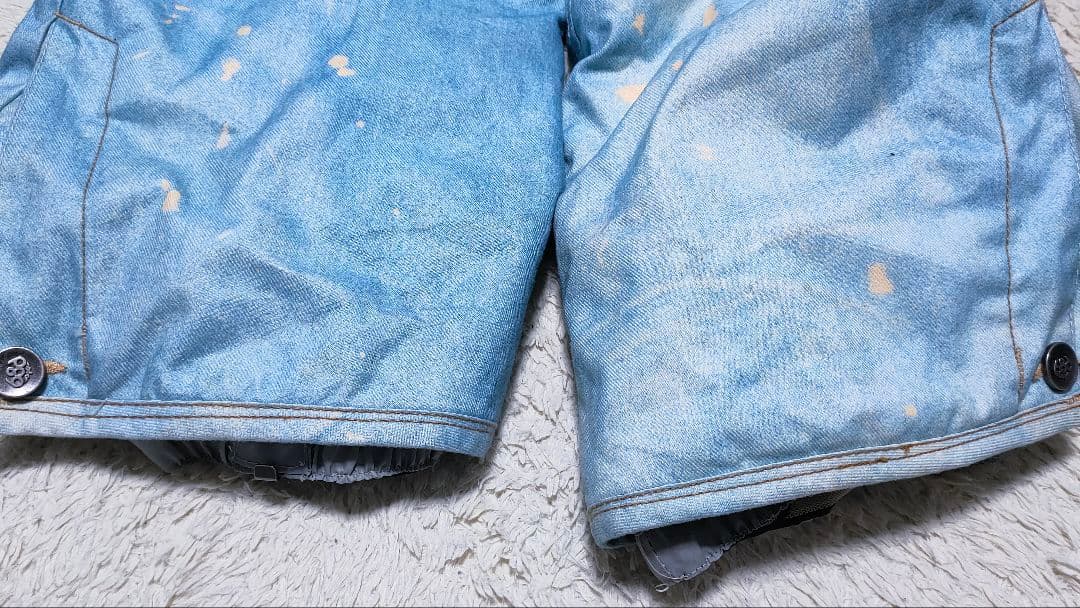 【686 ロクハチ】スノーボードウェアパンツ ズボン デニム柄 メンズ