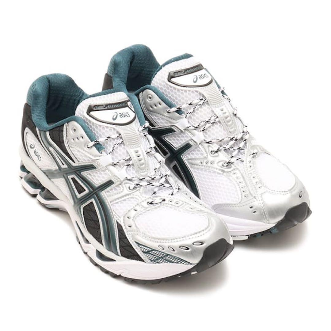 靴 asics GEL-NIMBUS 10.1 WHITE/SAXON GREEN