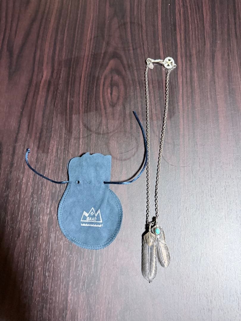 SAAD フェザーネックレス 925刻印