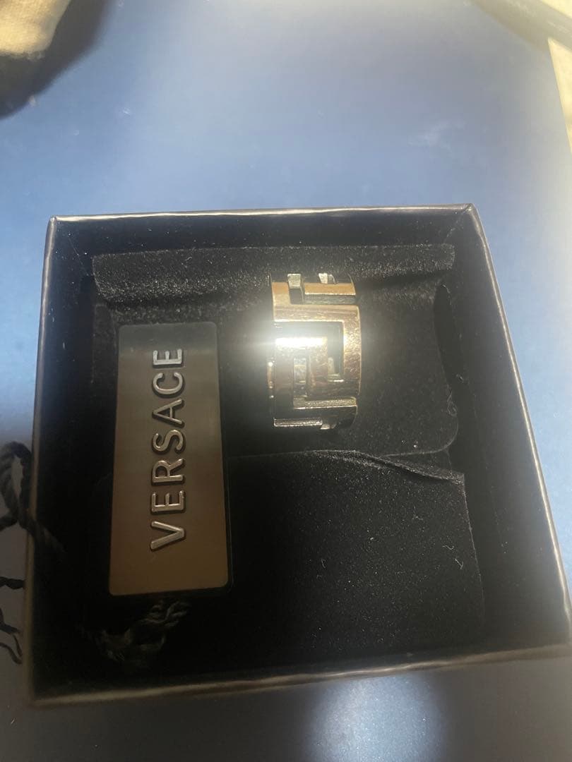 VERSACE メドューサグリークリング ヴェルサーチ シルバー