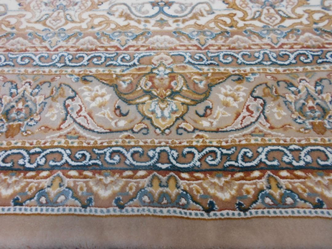 立体柄、144万ノット！本場イラン産 絨毯！200×250cm-45001