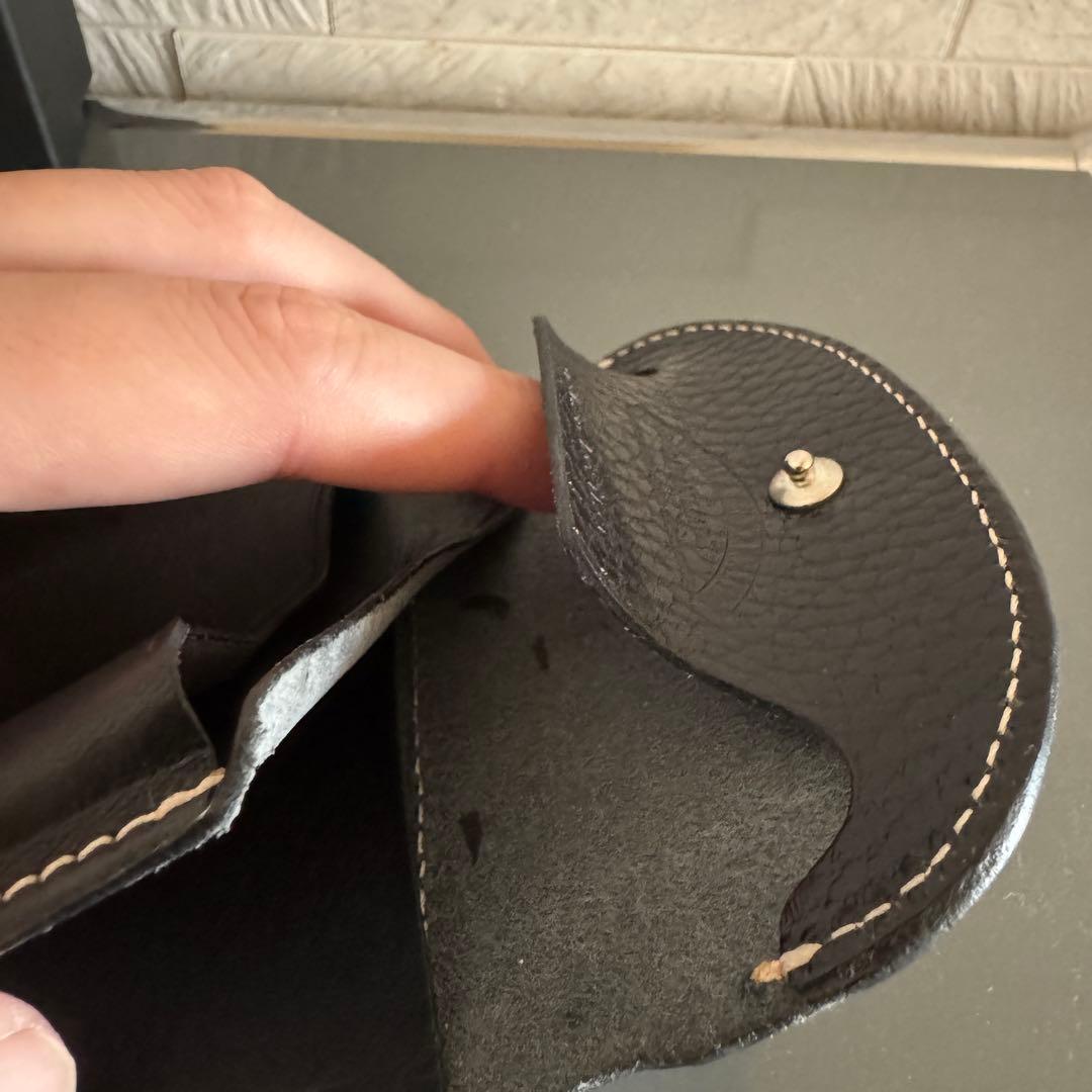 iru × 池之端銀革店 コンパクト革財布