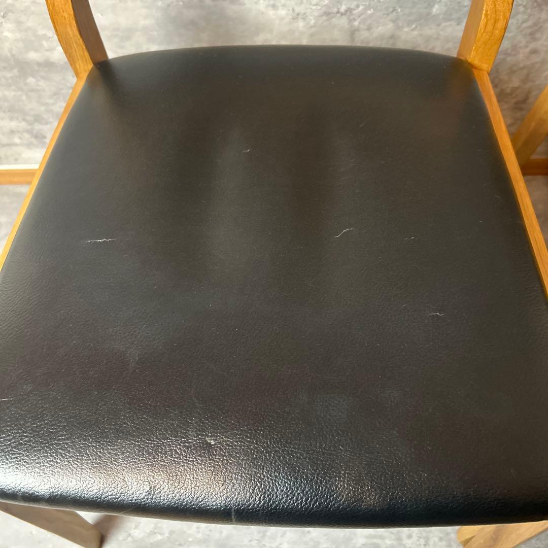 大塚家具　IDC　ダイニングチェア　シネマ　天然木 2脚セット