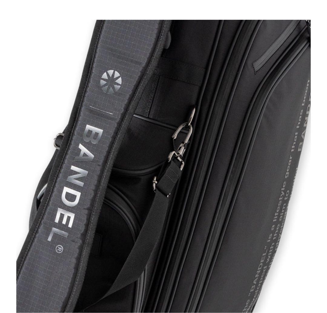 【新品・タグ付き】完売品 BANDEL キャディバッグ ブラックエディション 黒