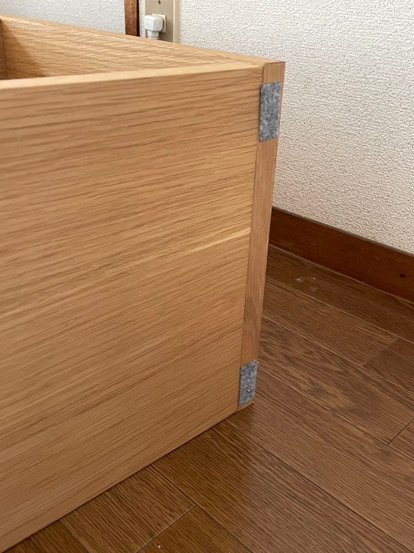 ジ*ミ様 無印良品　スタッキングシェルフ　ワイド　オーク　3段