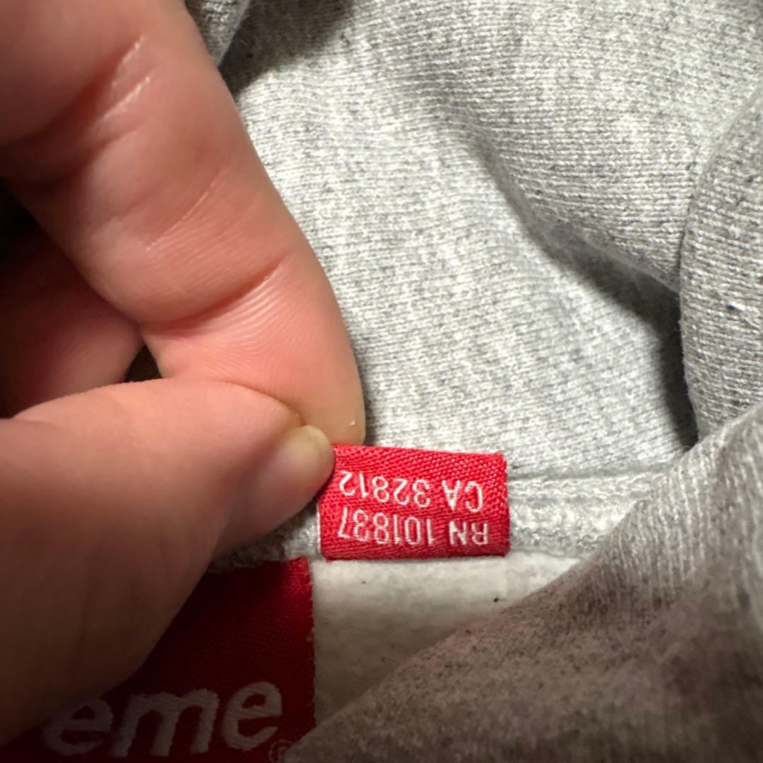 ああああ 様 Supreme ① 3M グレー スウェットパーカー S