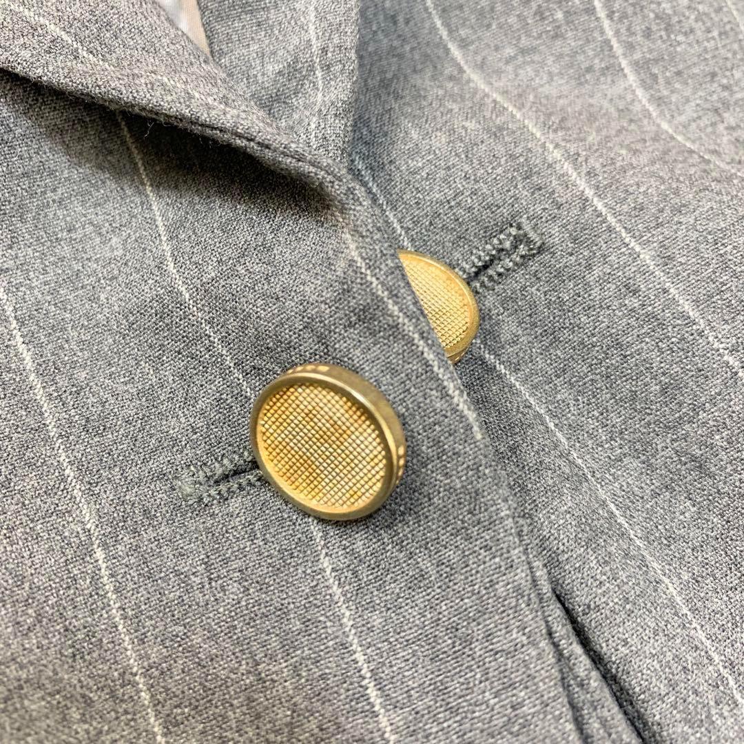 【美品】 HUGO BOSS ウール ピンストライプ セットアップ スーツ