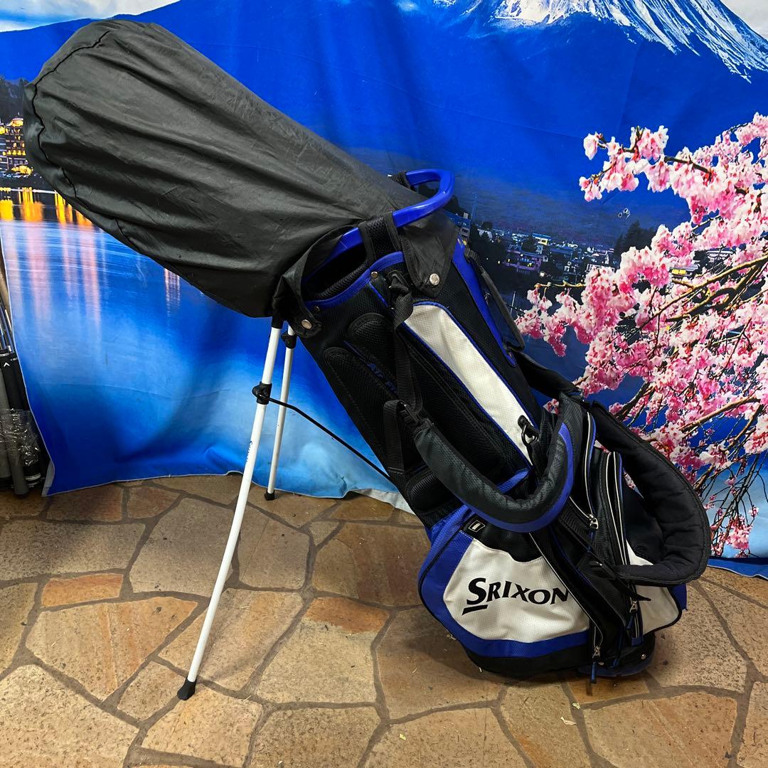 寶BT-1064 SRIXON スタンドキャディバッグ ブルーブラック