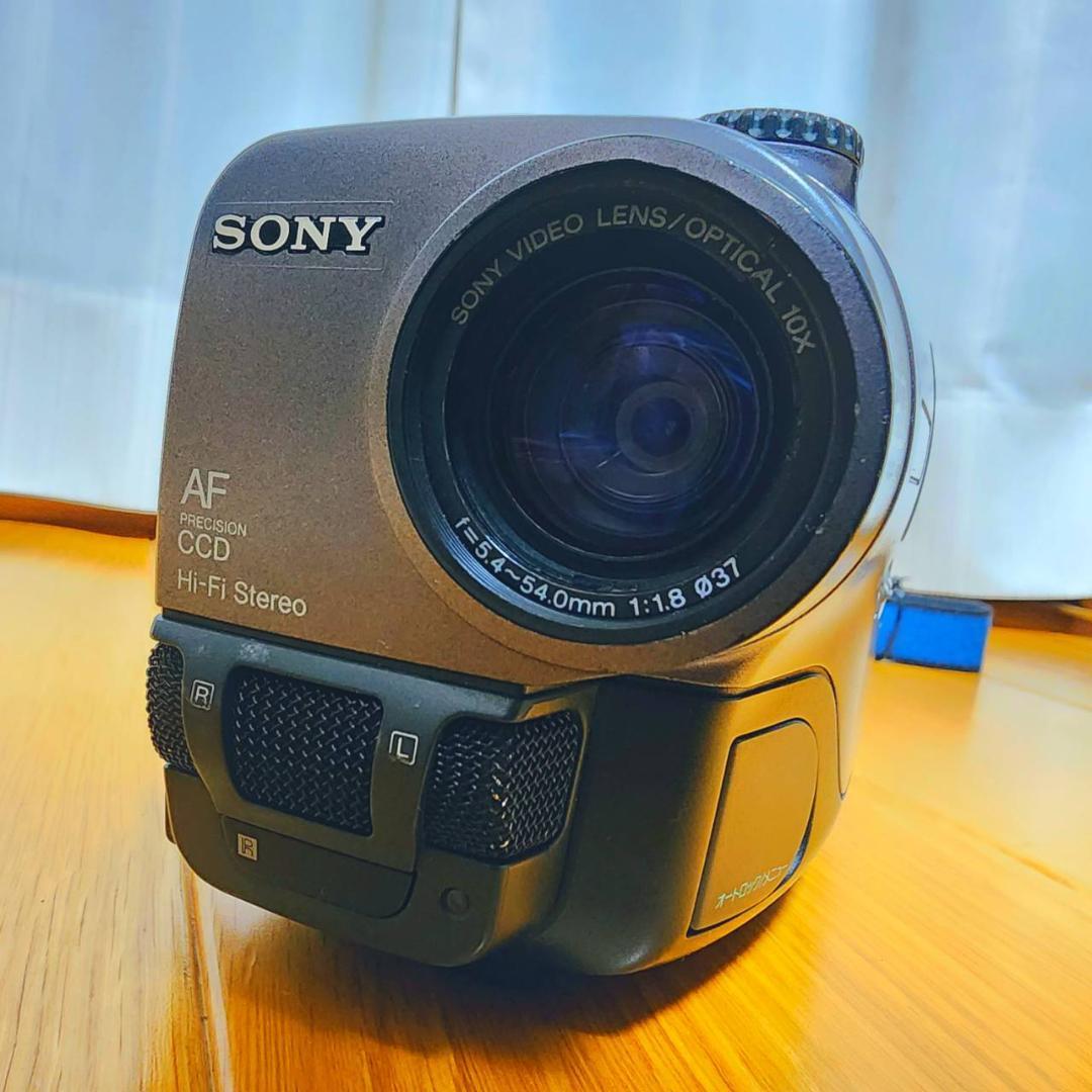 【動作確認済】SONY 高画質 Hi8 ビデオカメラ CCD-TR11 説明書付