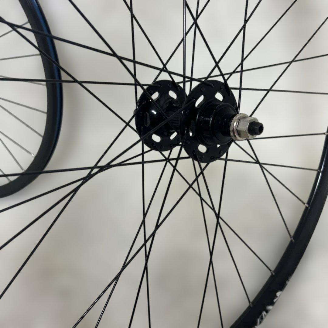 【極美品】ピスト用　ホイール 前後セット　ブラック