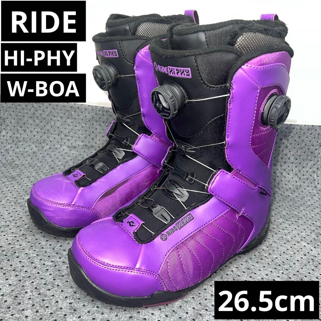 5回使用 26.5cm RIDE HI-PHY W-BOA スノーボードブーツ