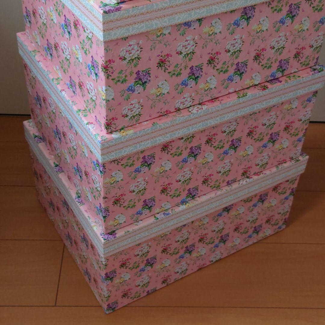 薔薇雑貨 素敵なカラフル箱