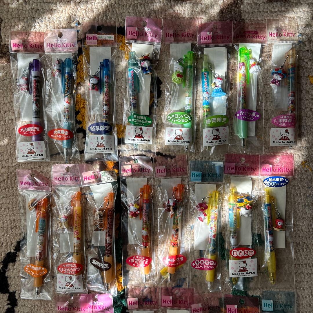 ハローキティご当地ボールペン　未開封27本＋福岡限定４本 バラ売り不可