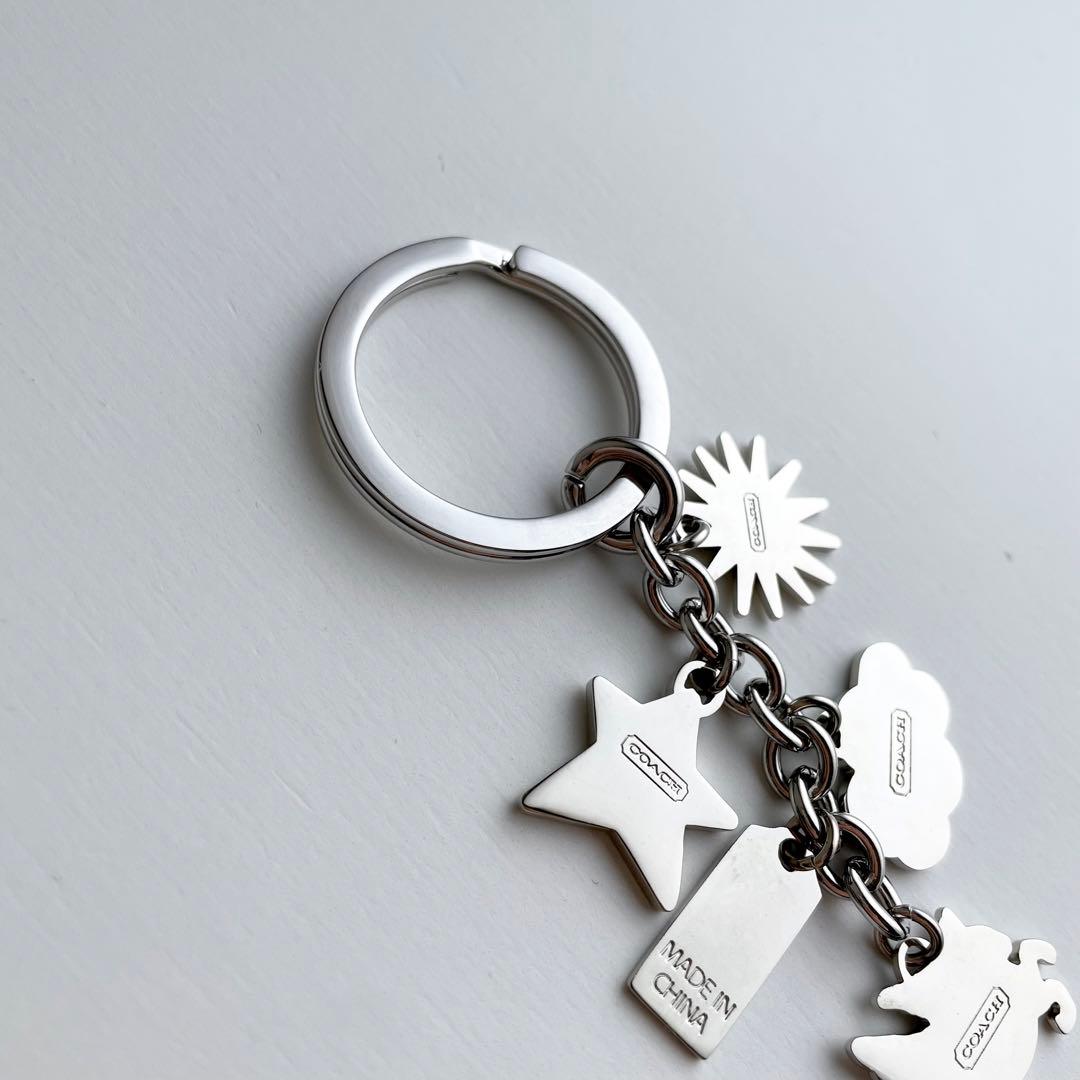 コーチ バッグチャーム ペガサス キーリング キーホルダー 新品 レア