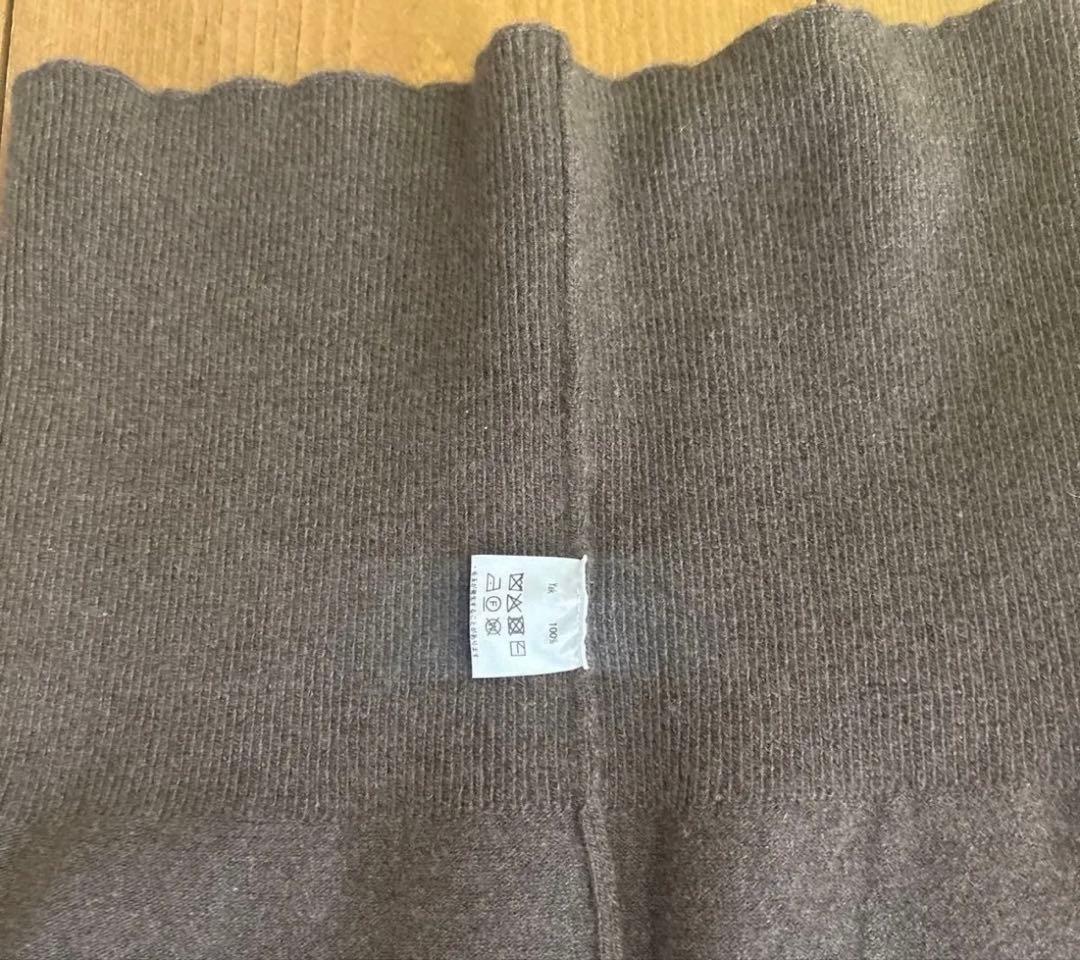 試着のみ美品！wafu. ヤクニットショートレギンス　ワフ　レギンス　ブラウン