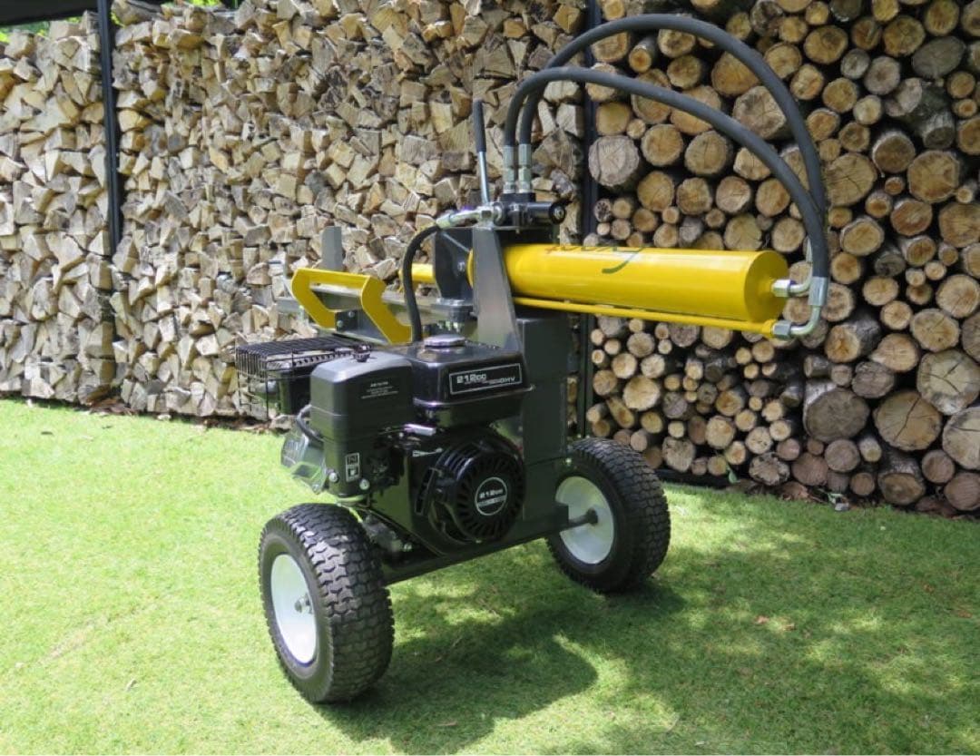 Exect 十字割刃も付属　薪割り機破砕力18T