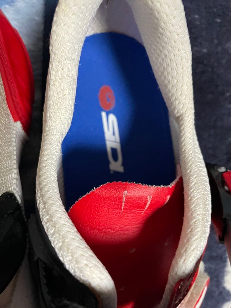 最終値下げSIDI SPIT サイクリングシューズ レッド/ホワイト