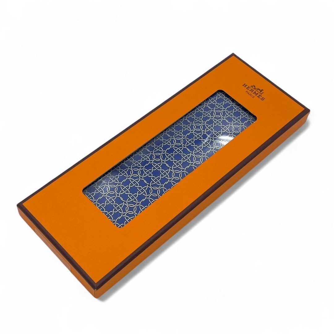 【新品未開封】HERMES ネクタイ メンズ　ブルー