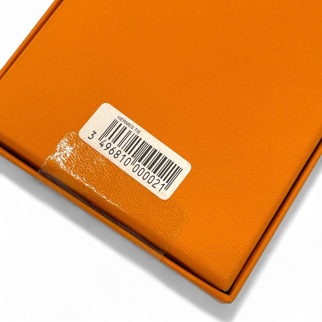 【新品未開封】HERMES ネクタイ メンズ　ブルー