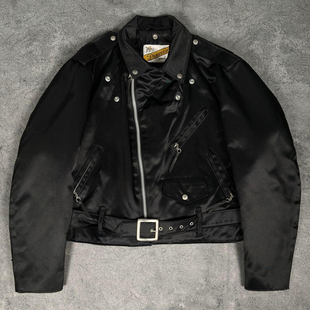 Schott NYC. 80s ビンテージ ナイロン ライダース ジャケット