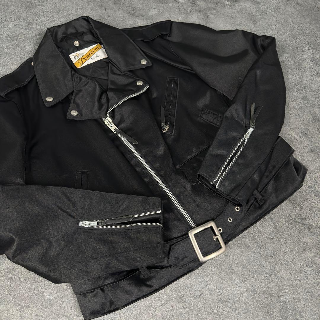 Schott NYC. 80s ビンテージ ナイロン ライダース ジャケット