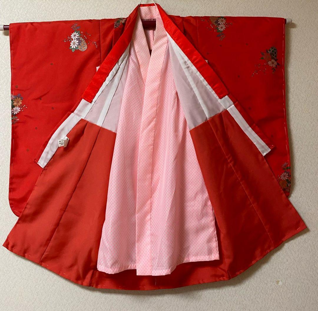 No.342子供着物6点セット新品未使用品3歳用七五三