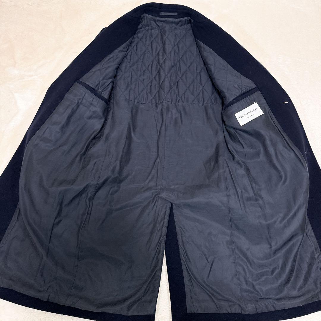 現行 極美品✨ トゥモローランド チェスターコート キルティング M ネイビー