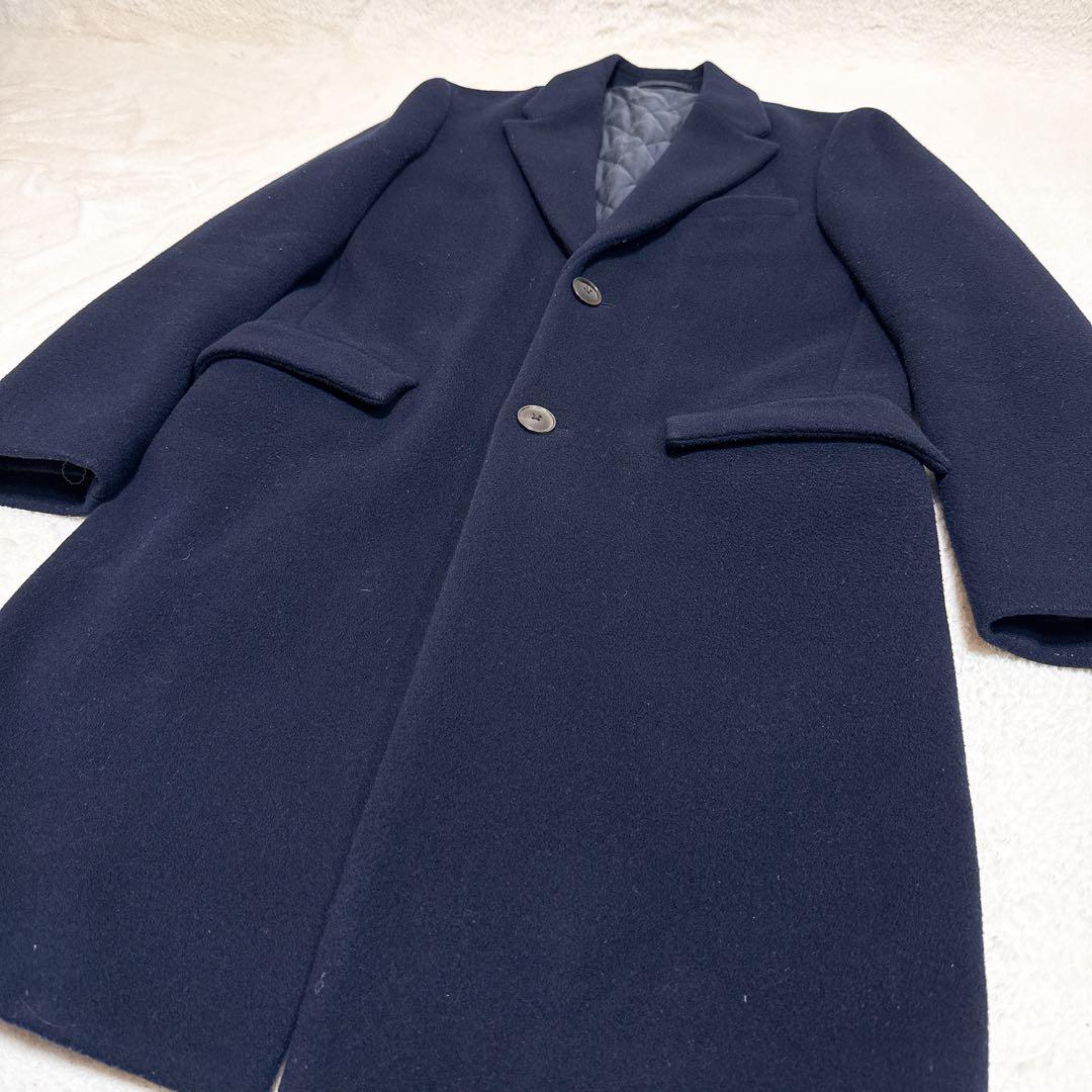 現行 極美品✨ トゥモローランド チェスターコート キルティング M ネイビー