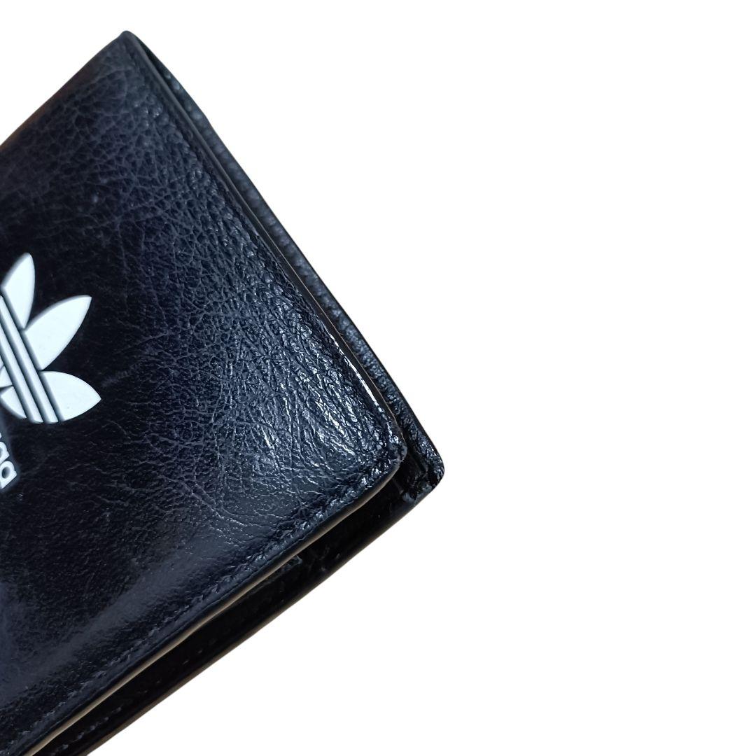 専用品　アディダス×バレンシアガ 二つ折り財布 ブラック レザー