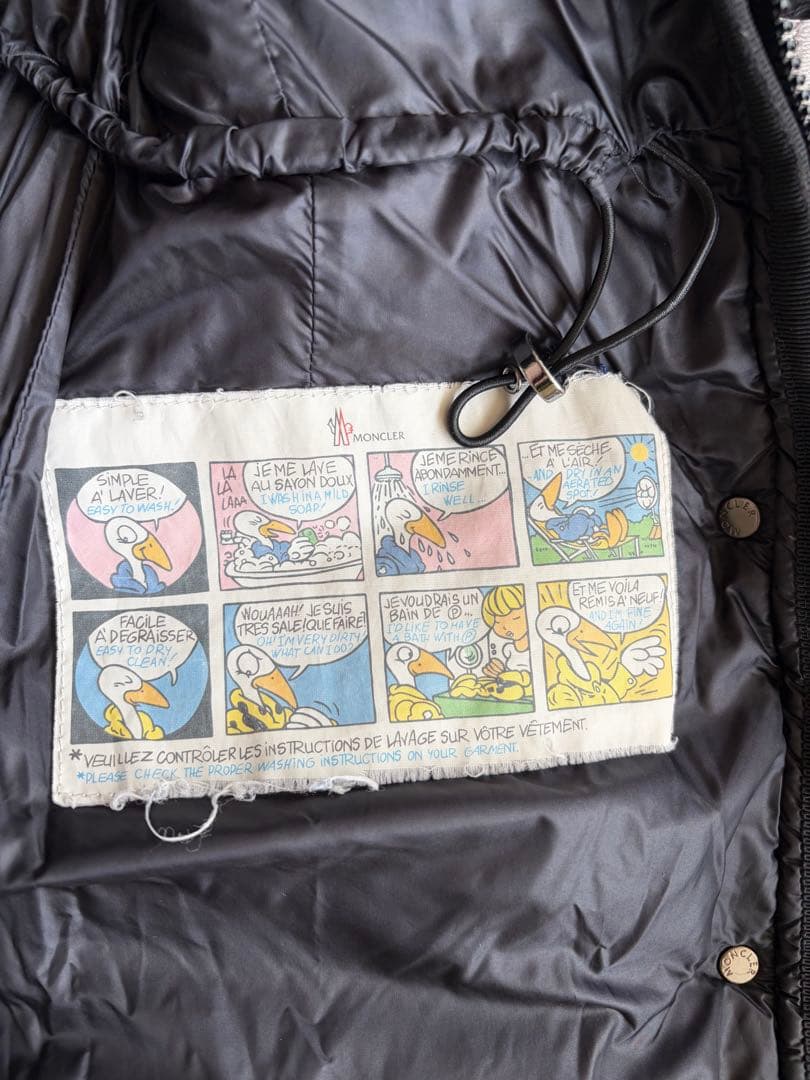 モンクレール エルミンヌ 00 ブラック HERMINE