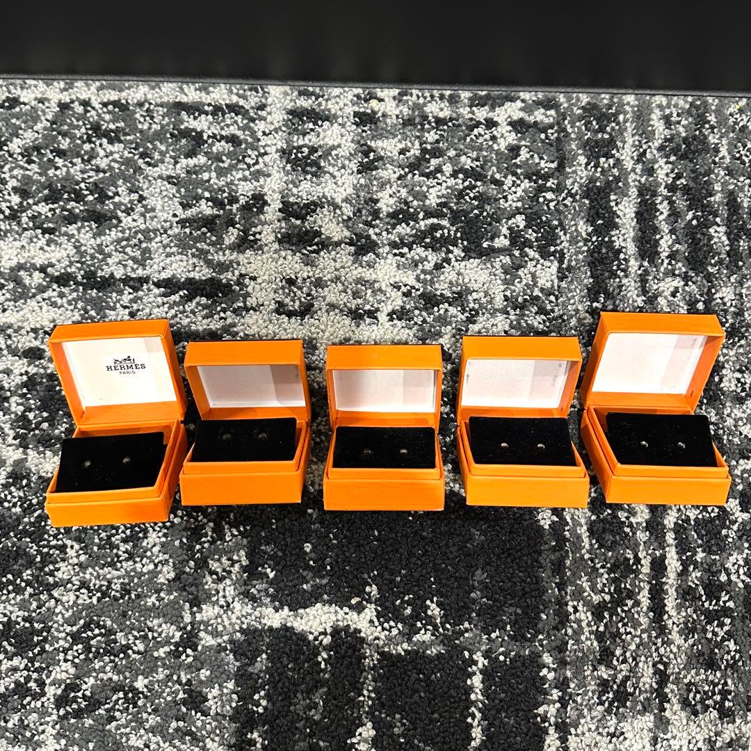 HERMES　エルメス　オレンジ　空箱　小物・アクセサリー入れ　8個セット