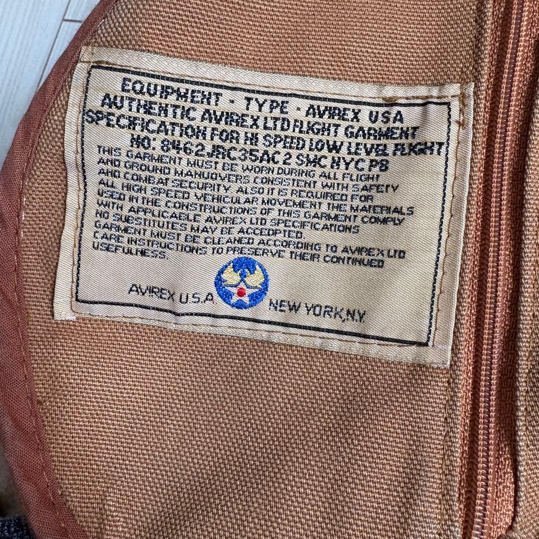 80s AVIREX TYPE B-3 シープスキンジャケット ムートン