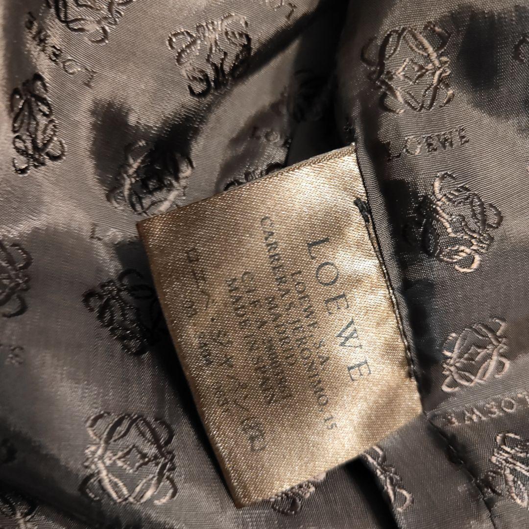 LOEWE ブラウン レザージャケット 美品
