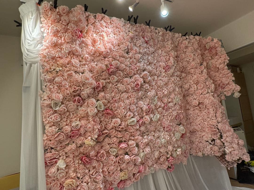 アーティフィシャル　フラワー　壁　デコレーション 造花　受付　インテリア