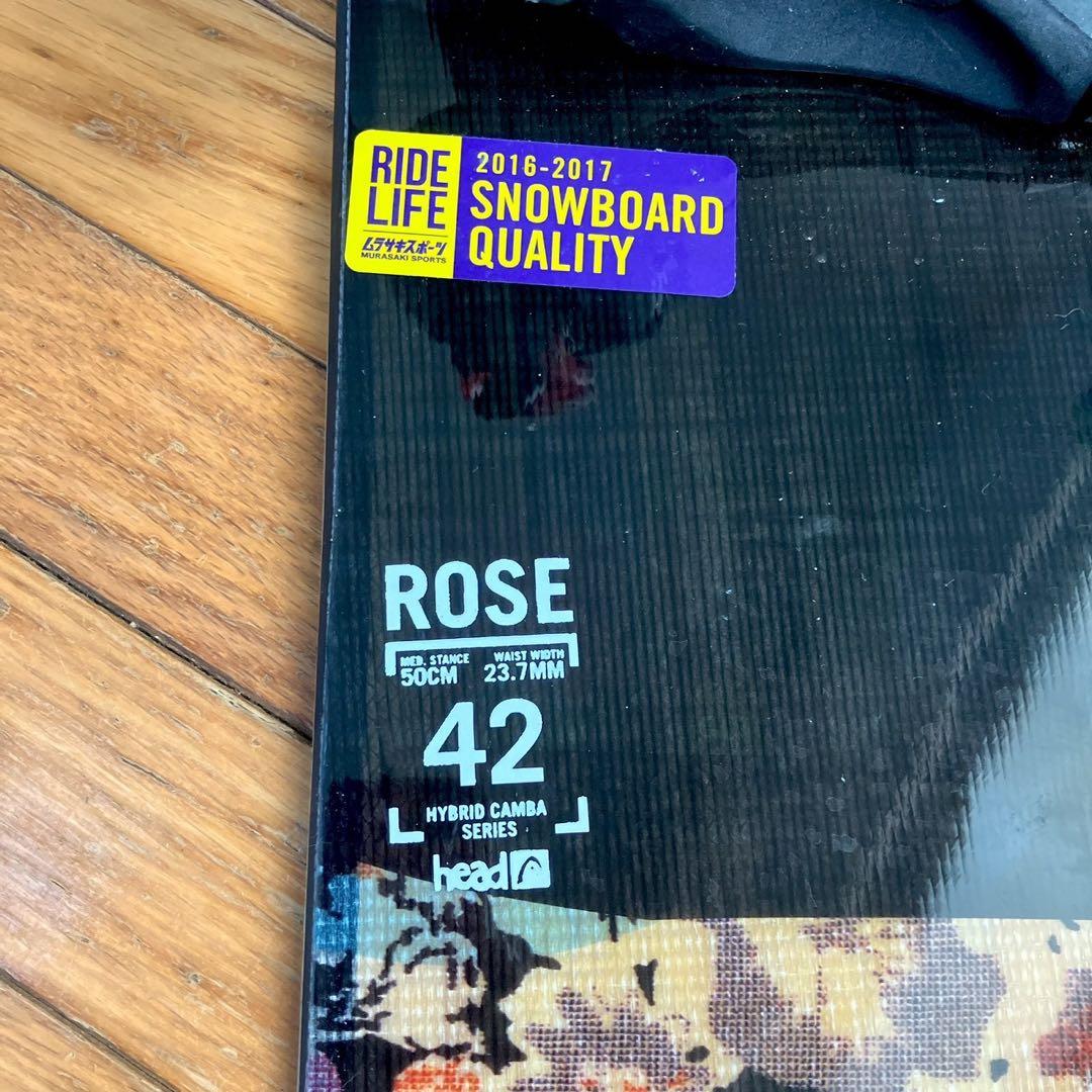 HEAD ROSE スノーボード 142cm 板＆HEADのビンディング ヘッド