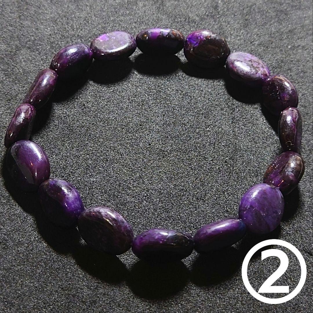 ★スギライト オーバルビーズブレスレット②(SA)