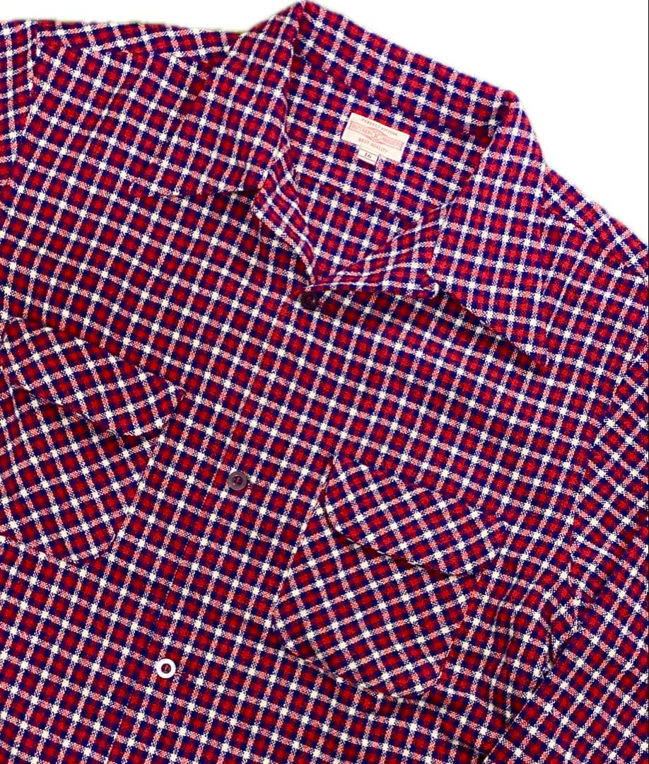 Butcher products Atlast&co ボックス ウールシャツ