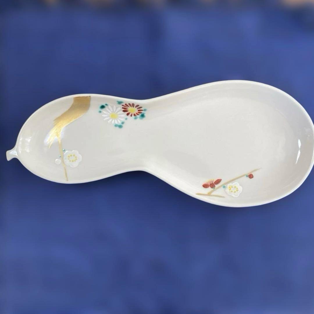 京焼　香仙窯　瓢箪皿　5枚