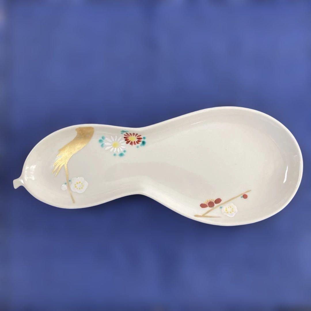 京焼　香仙窯　瓢箪皿　5枚