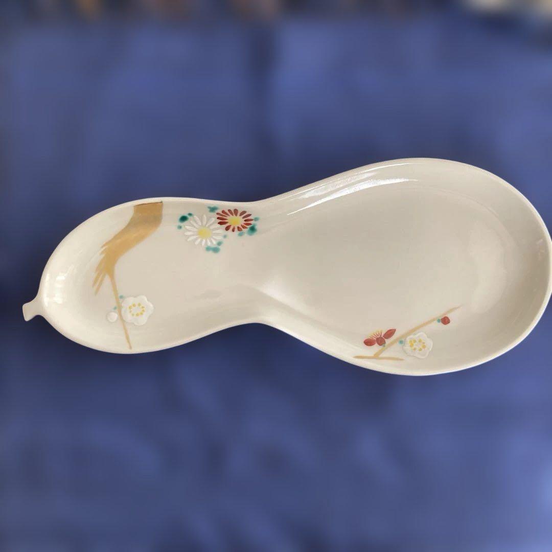 京焼　香仙窯　瓢箪皿　5枚