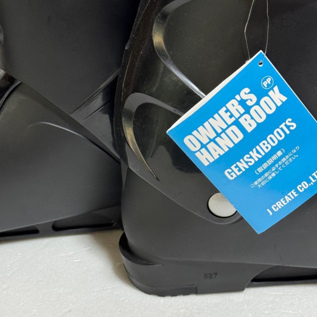 未使用28.5CM スキー ブーツ黒色ブラックGENFACTORY CARVE5