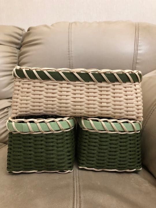 しろ様　オーダーソーイングボックス完成品