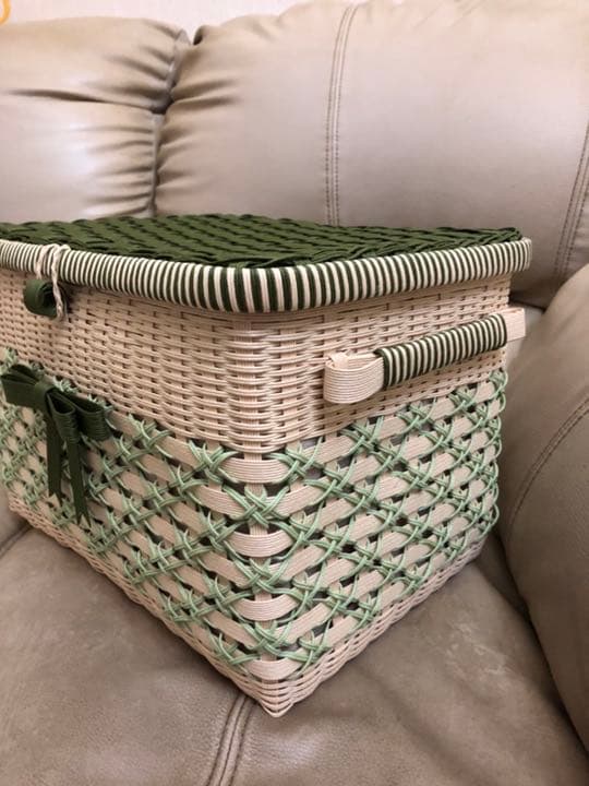 しろ様　オーダーソーイングボックス完成品