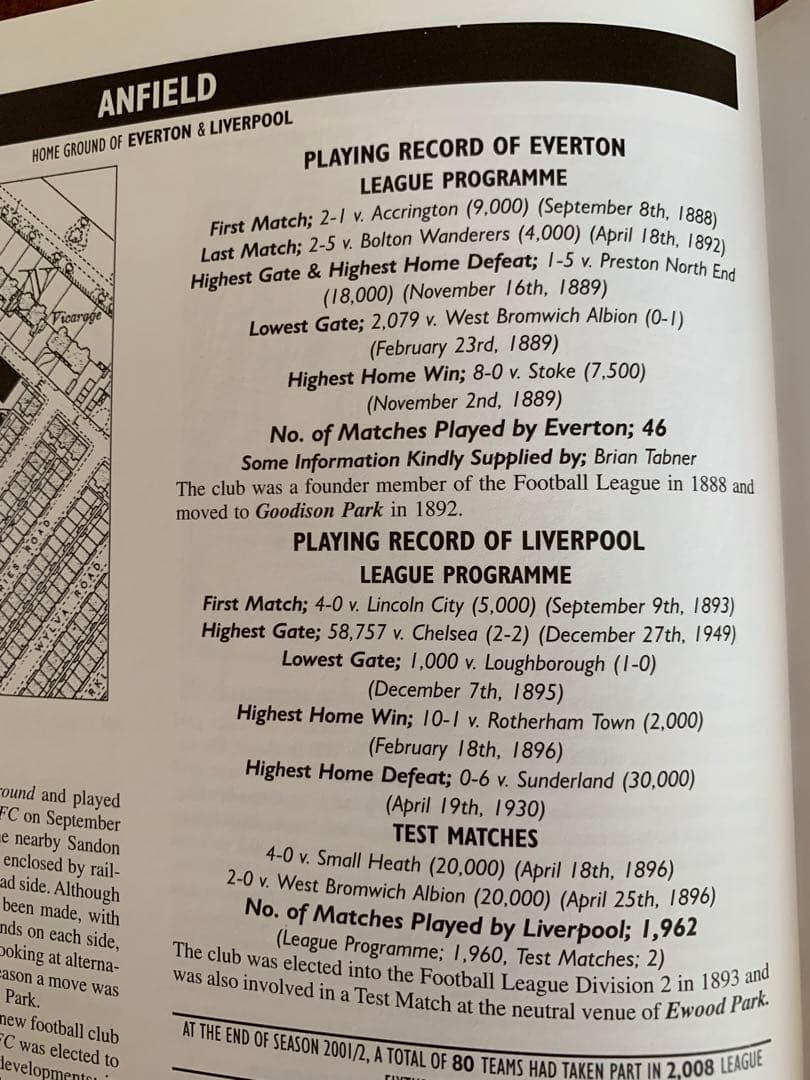 超希少本　イングランド&スコットランド314スタジアム 詳細辞典