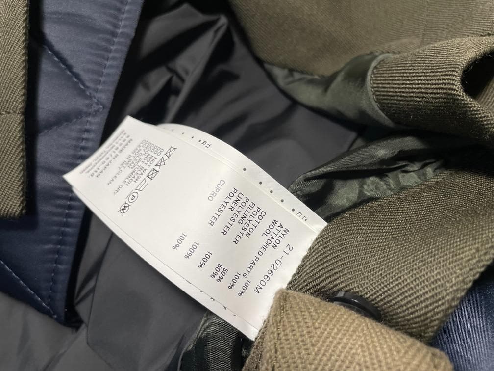 sacai サカイ　ドッキング　MA1　MA-1　ブルゾン　コートスウェット