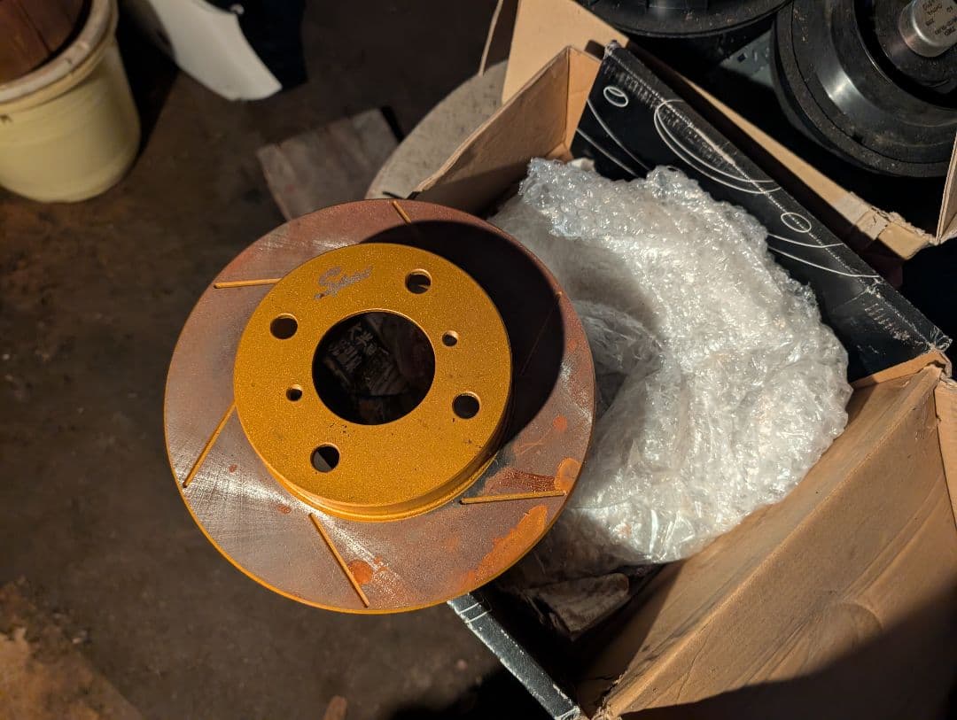 mh21s mh22s Spiritゴールドスリットディスクローターセット