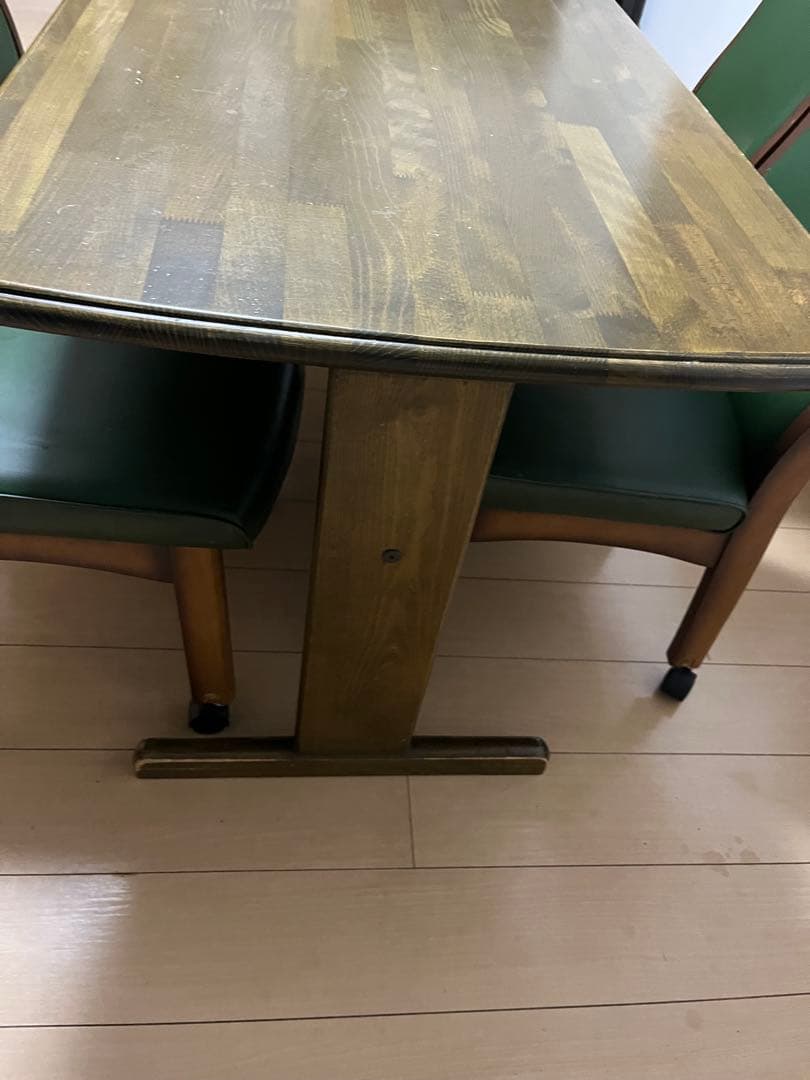 木製ダイニングテーブル（愛媛発です）（椅子4脚は別売です）