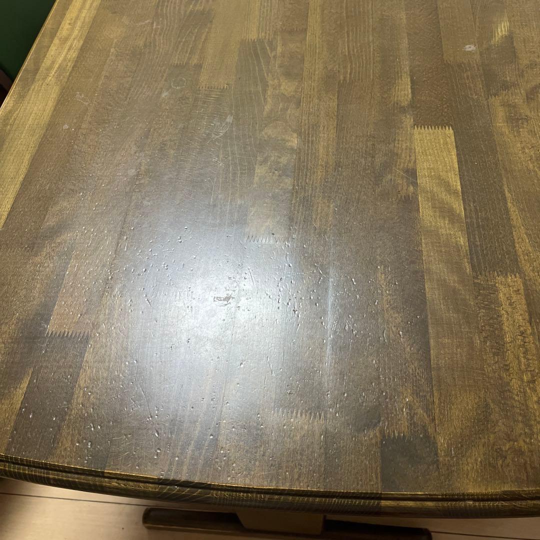 木製ダイニングテーブル（愛媛発です）（椅子4脚は別売です）